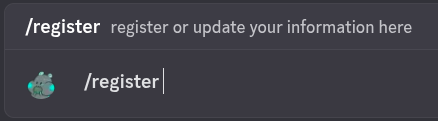 register command
